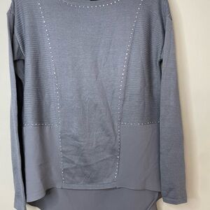 Nicole Gray Long Sleeve Women's Top
